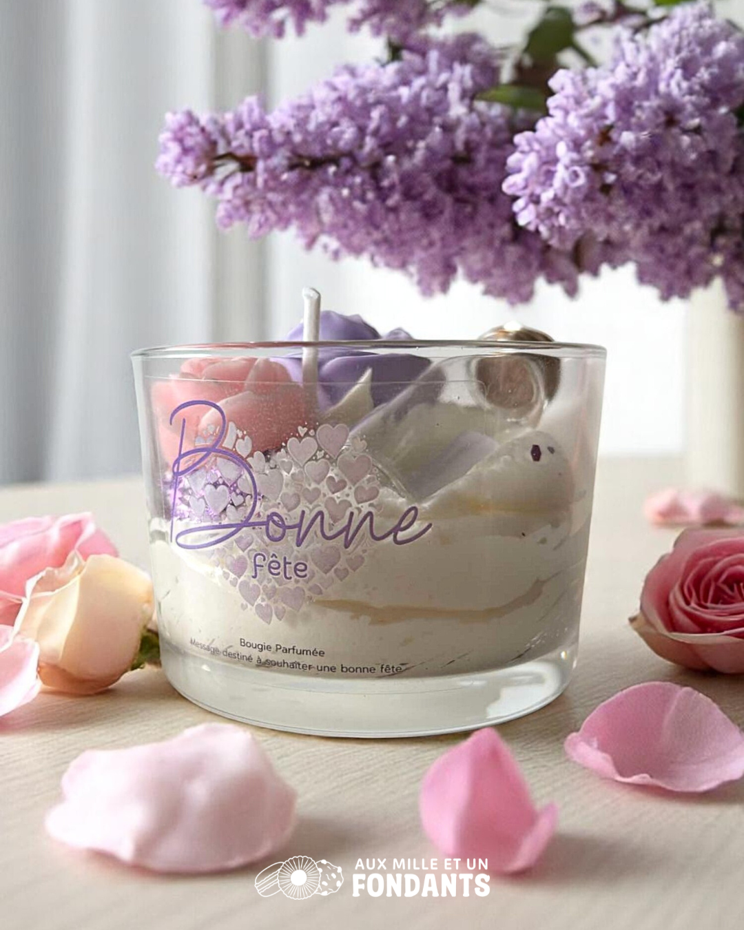Bougie "Bonne fête"