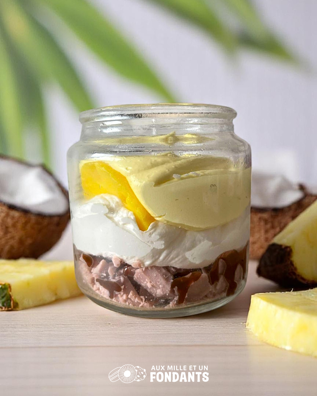 Bougie bijou "coco ananas"