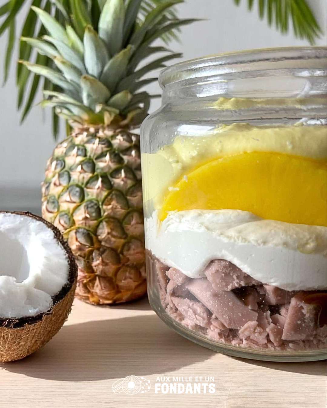 Bougie bijou "coco ananas"
