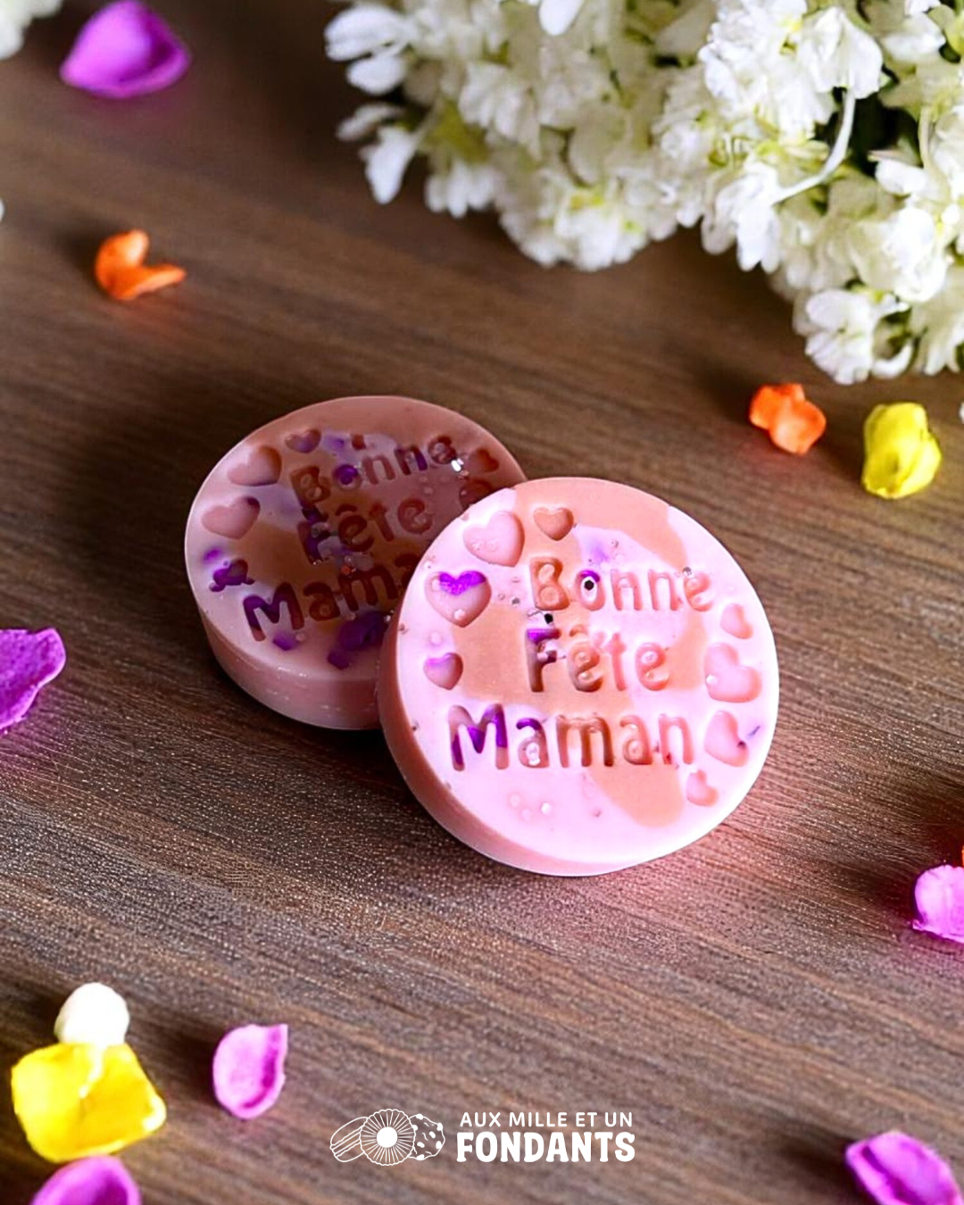 Fondant maman "Monoï cerise"