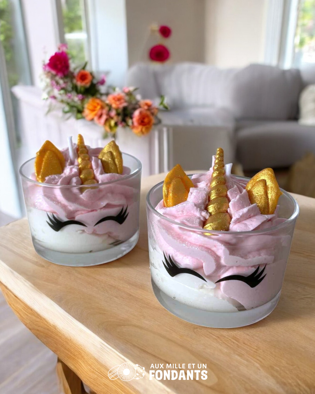 Bougie Bonbon Licorne