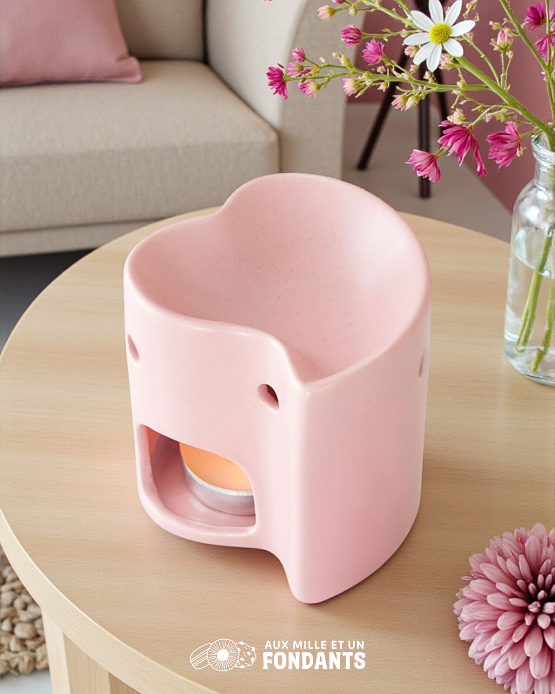 Cœur rose