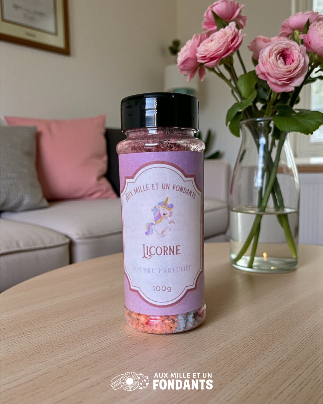Poudre parfumée Licorne