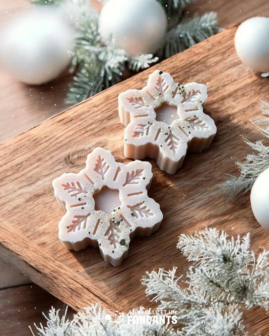 Flocon "chocolat chaud marshmallow"