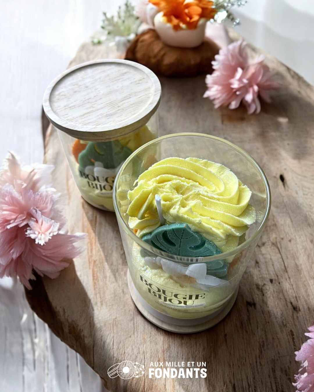 Bougie bijou Monoï clémentine