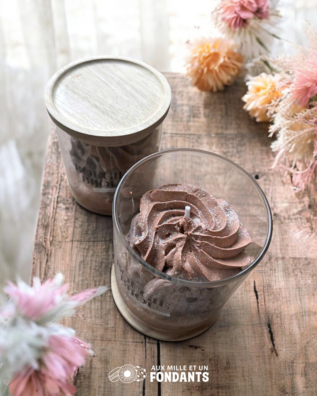 Bougie bijou Brioche dorée