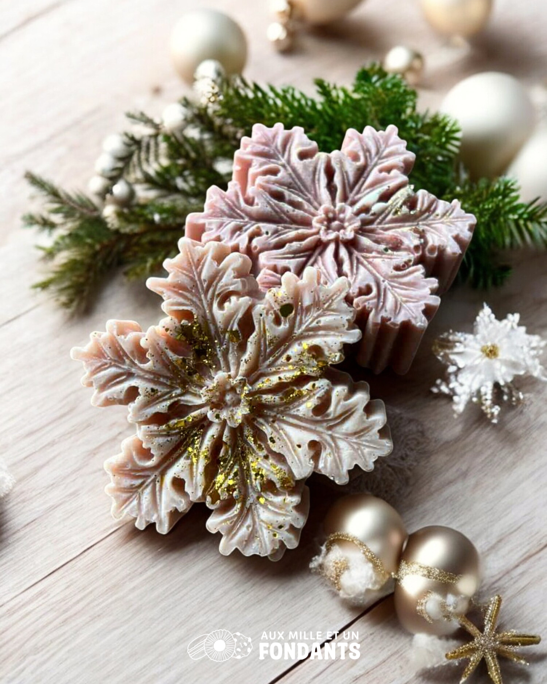 Flocon XXL "Chalet enneigé"