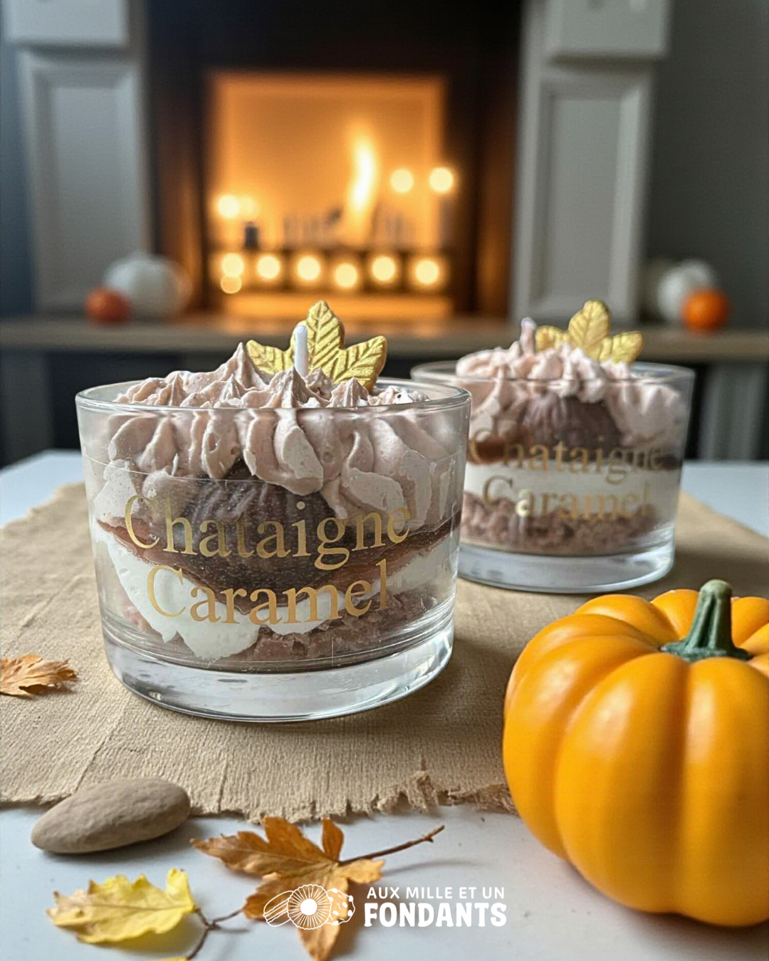 Bougie Châtaigne caramel