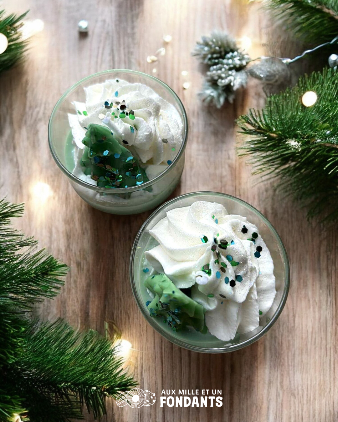 Mini bougie Sapin de Noël