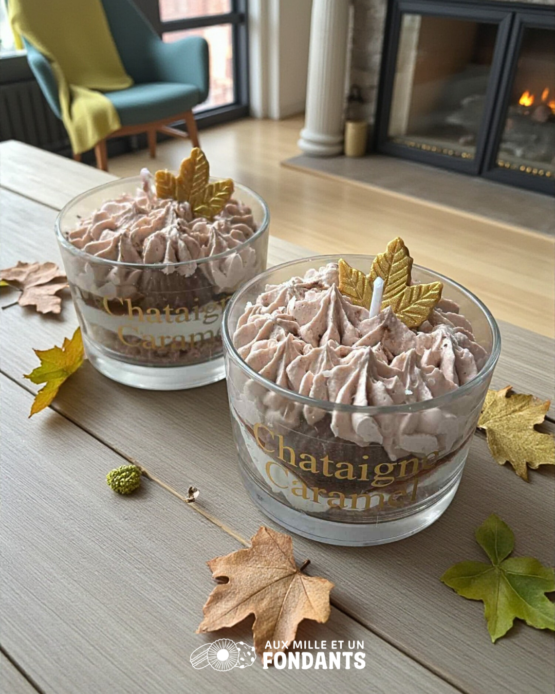 Bougie Châtaigne caramel