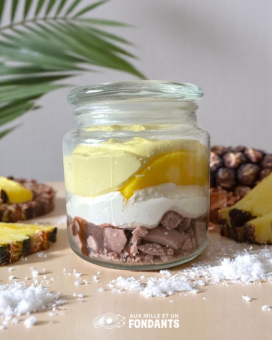 Bougie bijou "coco ananas"