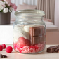 Bougie bijou "tartelette framboise"