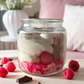 Bougie bijou "tartelette framboise"