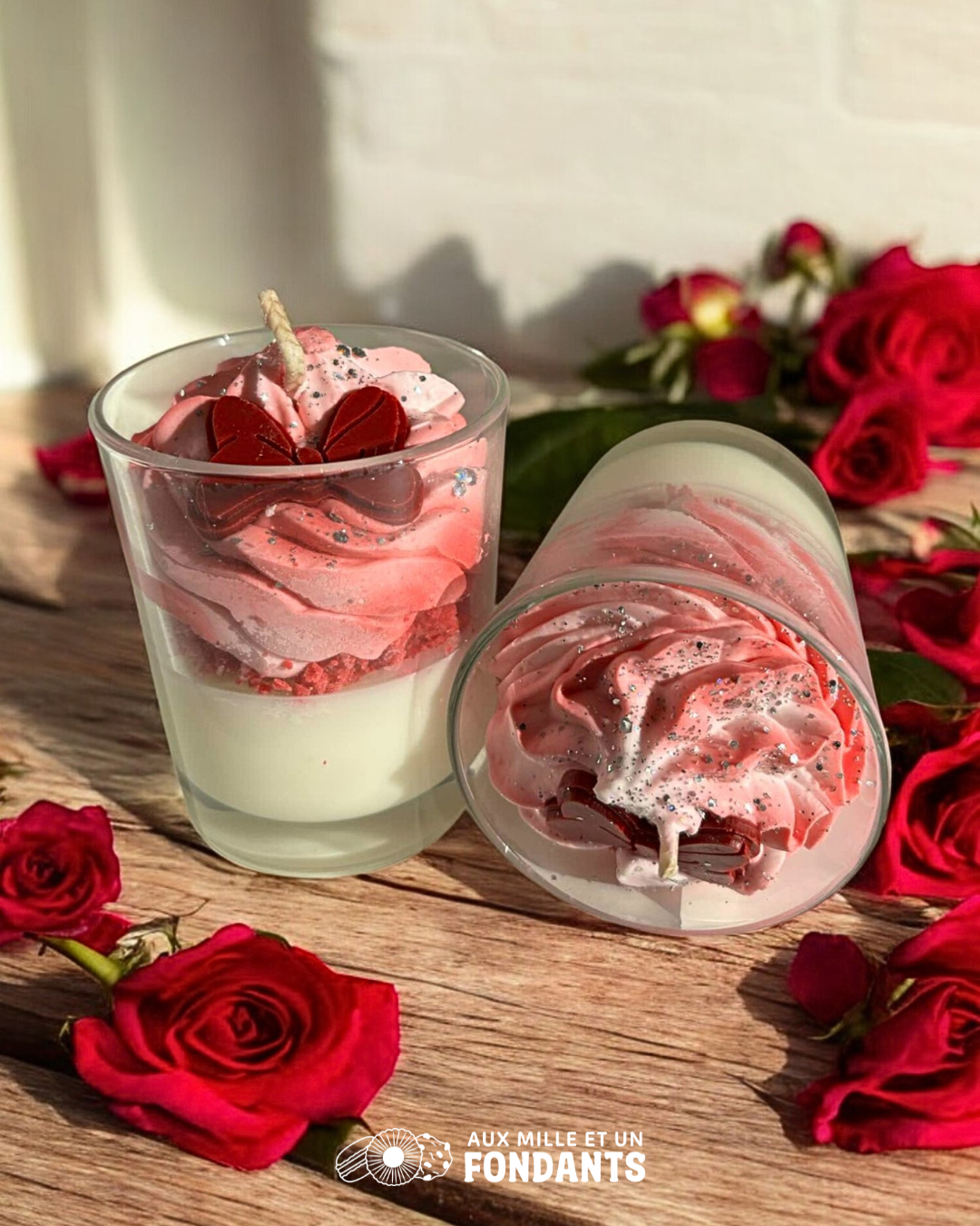 Bougie Vanille fraise caramel