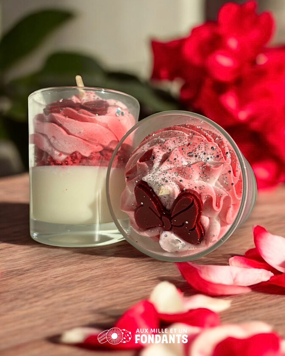 Bougie Vanille fraise caramel