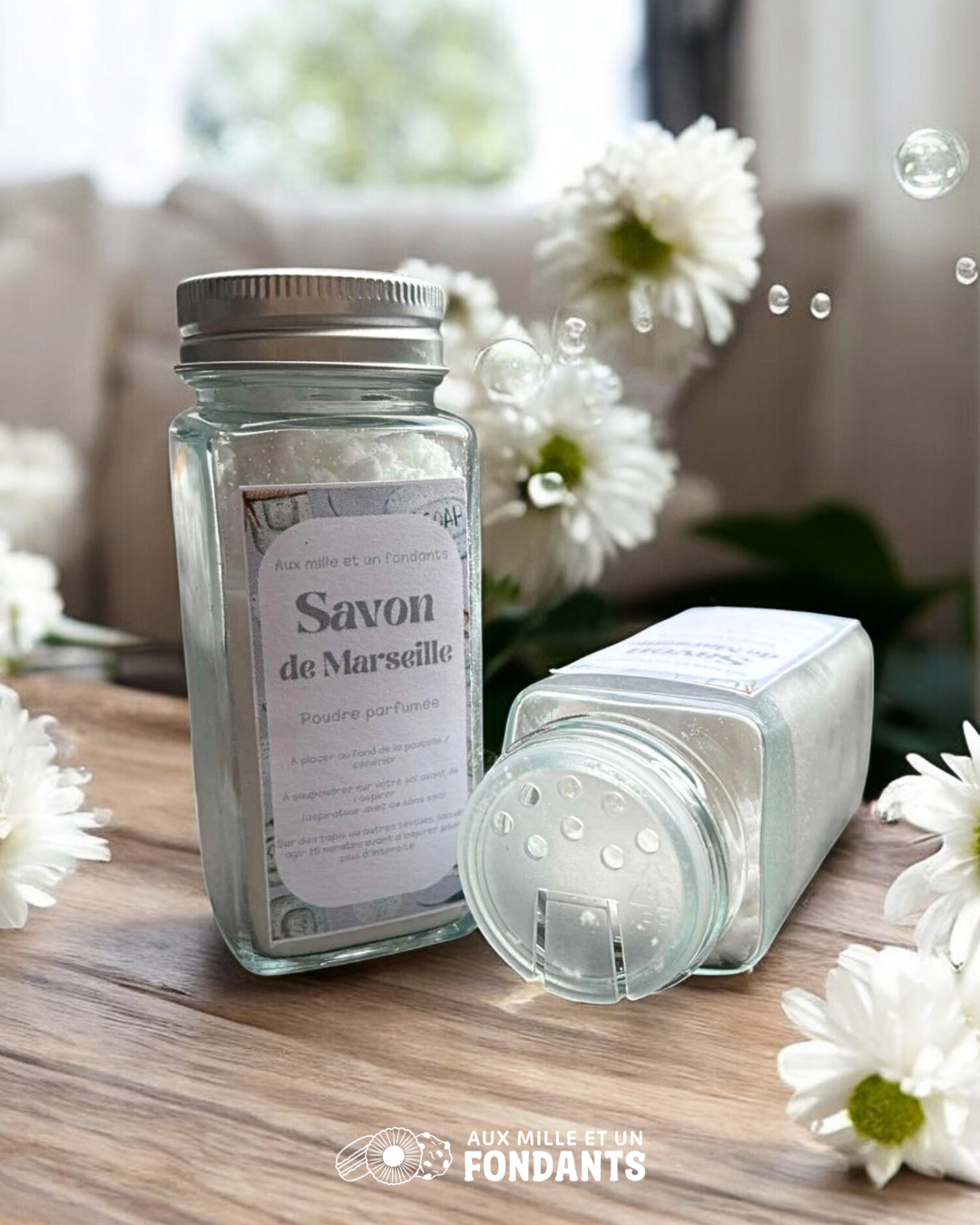 Marseille soap scented powder