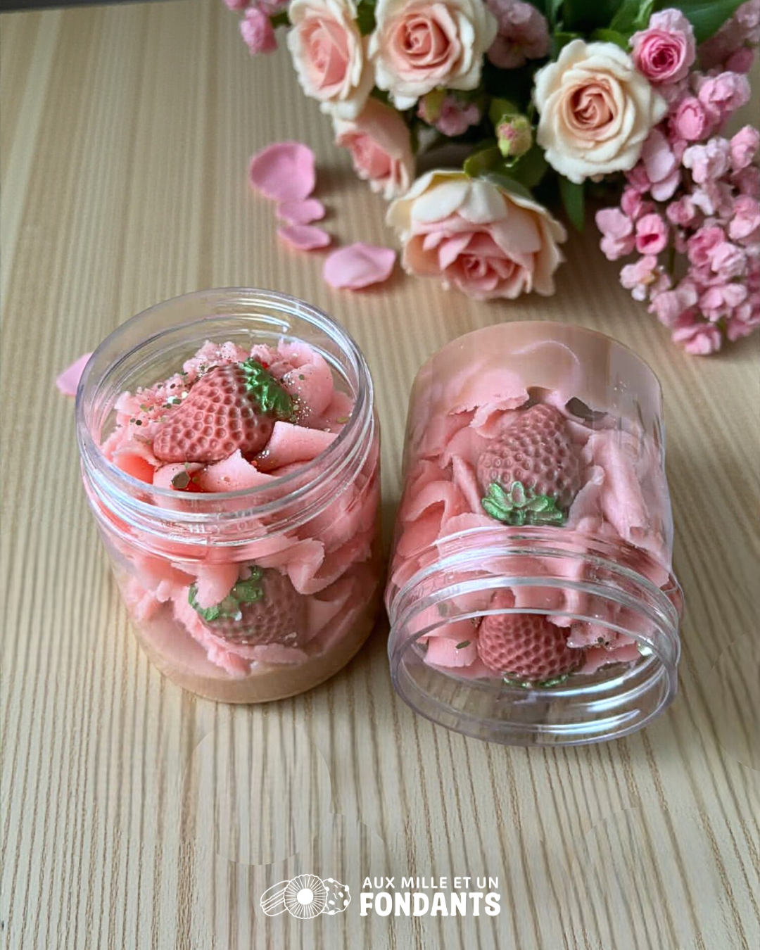 Fondant onctueux "Fraise des bois"