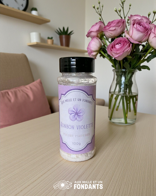Poudre parfumée Bonbon violette