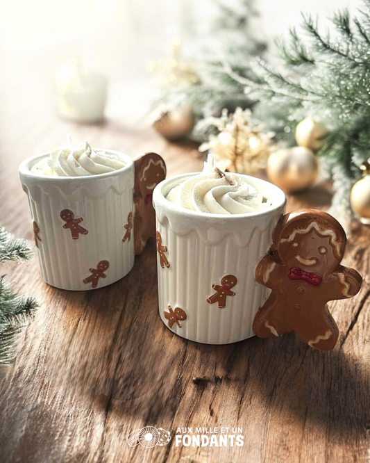 Bougie mug pain d'épices & lait