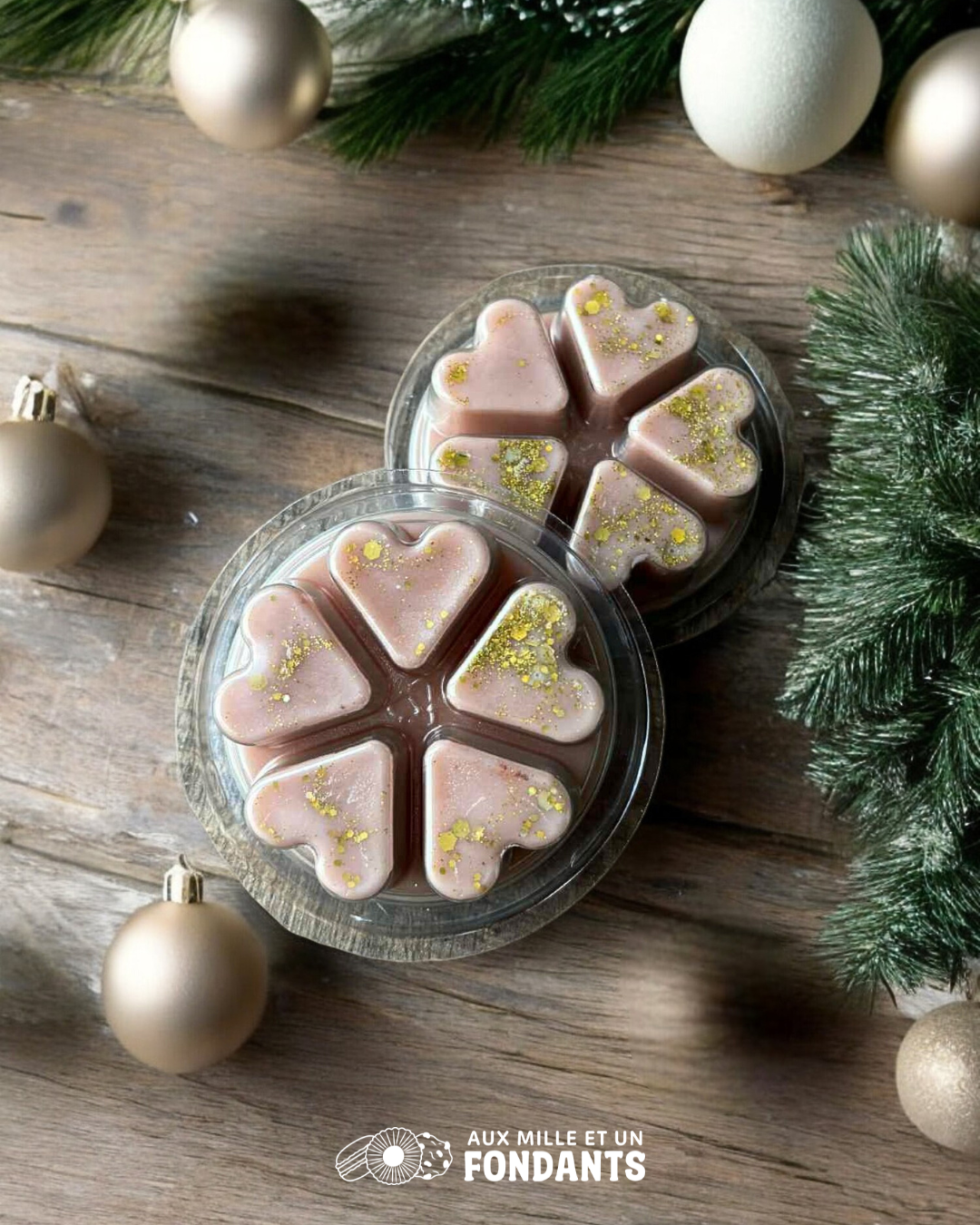 Tablette chalet enneigé