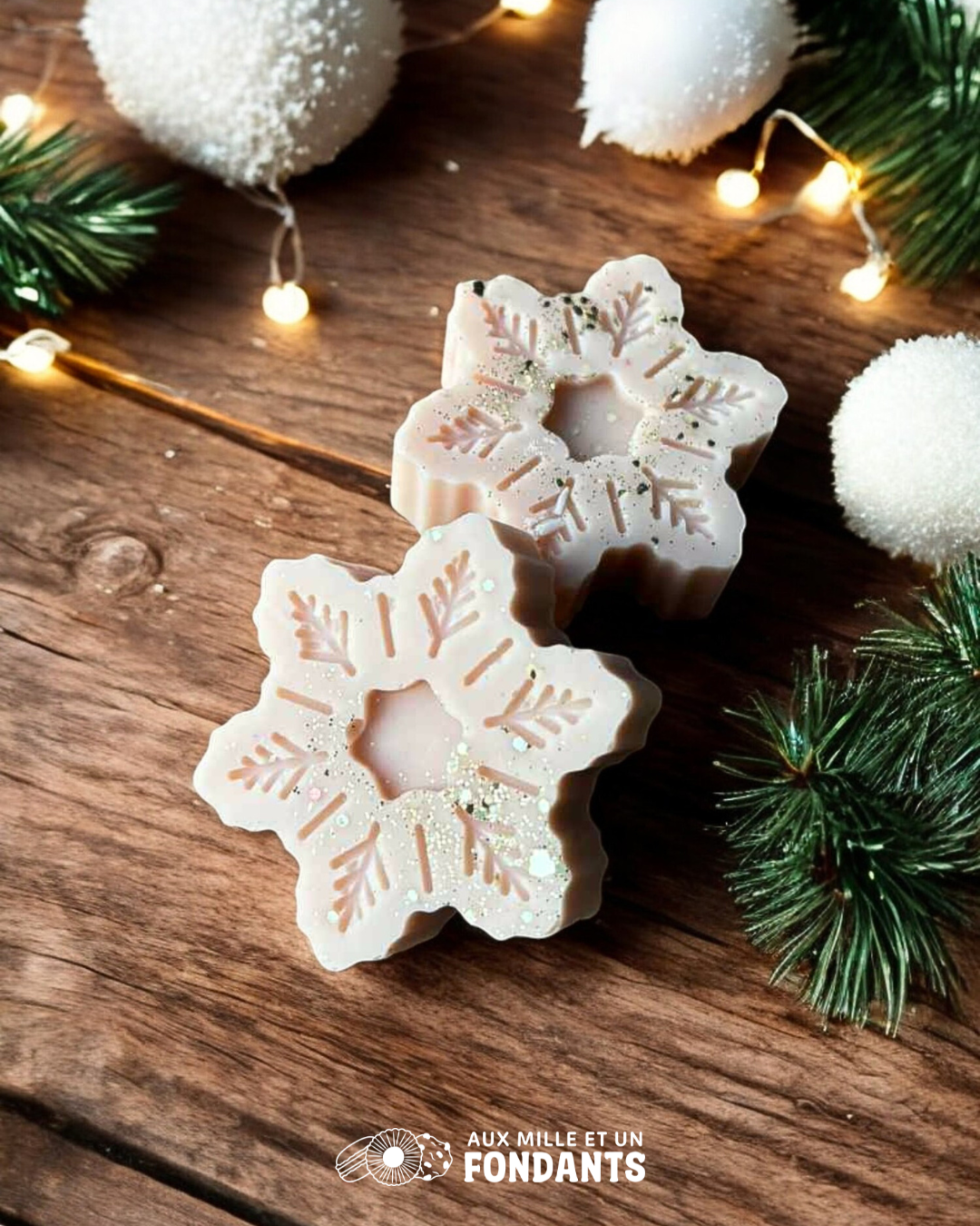 Flocon "chocolat chaud marshmallow"