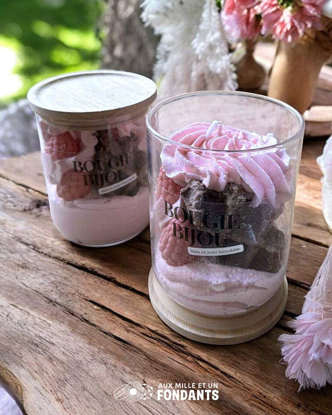 Bougie bijou Pink milkshake