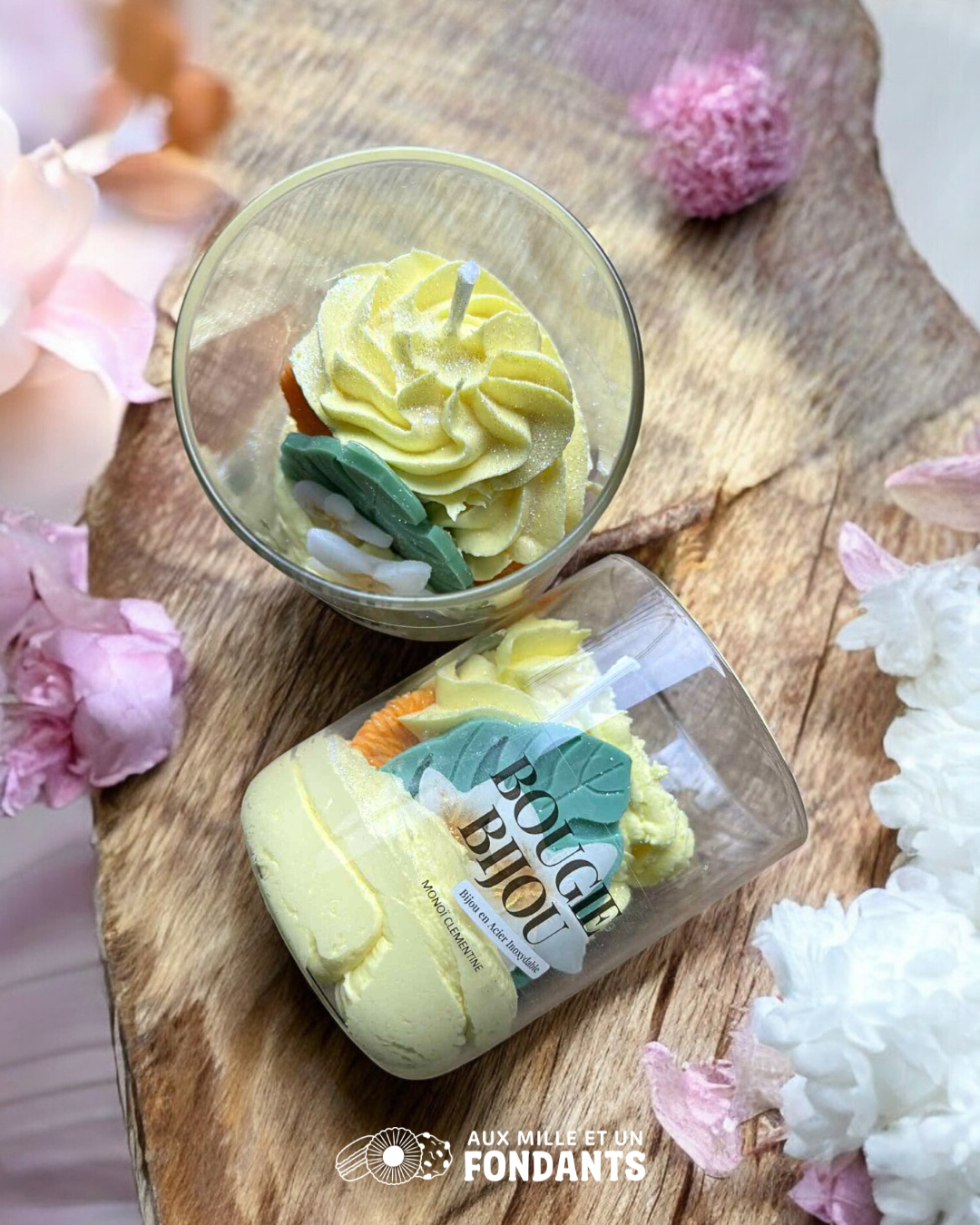 Bougie bijou Monoï clémentine