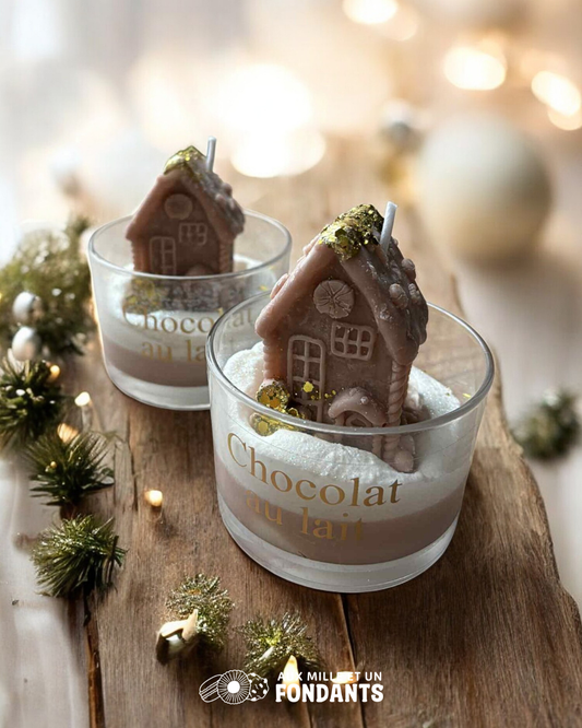 Bougie Chocolat de Noël