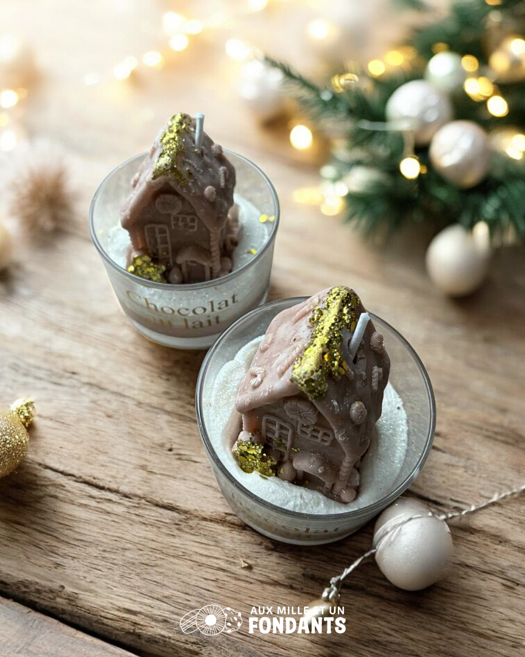 Bougie Chocolat de Noël