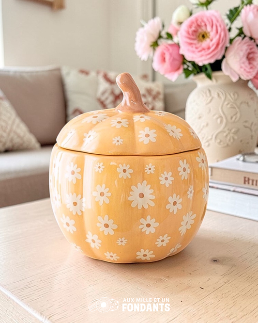 Citrouille à fleurs