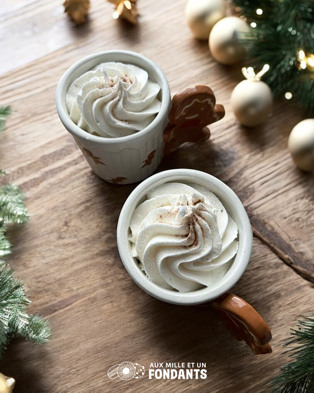 Bougie mug pain d'épices & lait