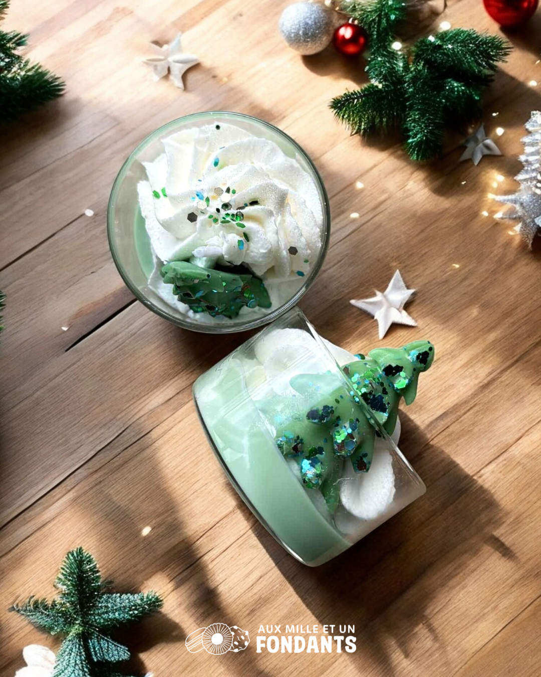 Mini bougie Sapin de Noël