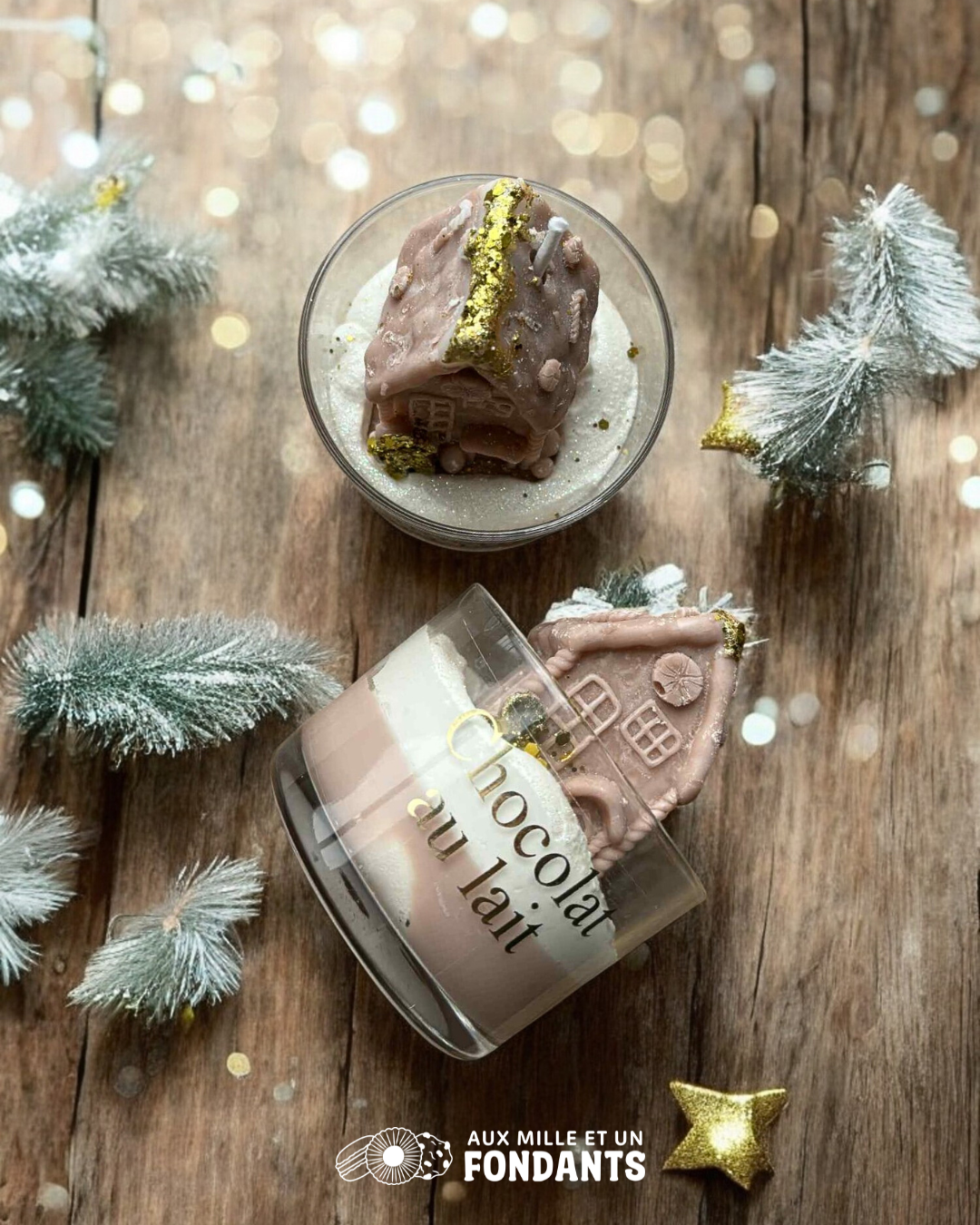 Bougie Chocolat de Noël